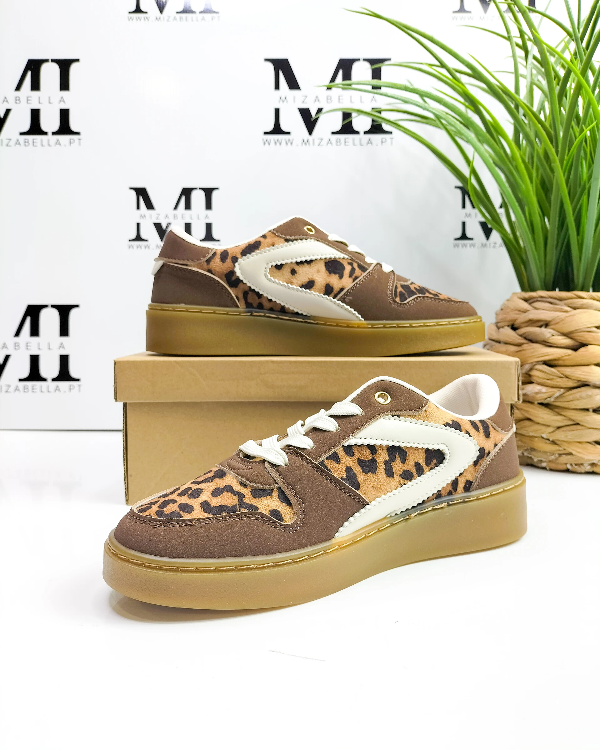 Tênis marrons com estampa animal tamanho 40 – photo 8